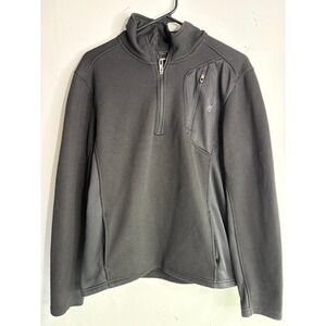Spyder Men's Outbound Half Zip Mid-Weight Mock Neck Sweater size medium